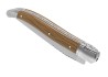 Couteau Laguiole avec un manche en bois de chêne et 2 mitres inox image 6