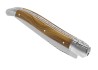 Couteau Laguiole avec un manche en bois d'olivier et 2 mitres inox image 6