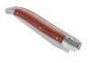 Couteau Laguiole avec un manche en bois de rose et 2 mitres inox image 6
