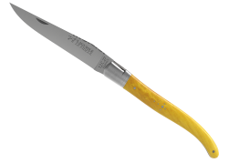 Couteau Laguiole avec un manche en buis et 1 mitre inox image 2