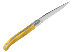 Couteau Laguiole avec un manche en buis et 1 mitre inox image 3