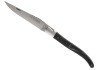 Couteau Laguiole avec un manche en corne brune et 1 mitre inox image 2