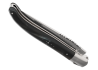 Couteau Laguiole avec un manche en corne brune et 1 mitre inox image 4