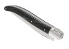 Couteau Laguiole avec un manche en corne brune et 1 mitre inox image 6