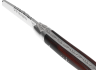 Couteau Laguiole avec un manche en bois de fer et 1 mitre inox image 1
