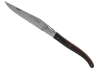 Couteau Laguiole avec un manche en bois de fer et 1 mitre inox image 2