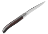Couteau Laguiole avec un manche en bois de fer et 1 mitre inox image 3