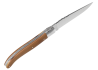 Couteau Laguiole avec un manche en bois de genévrier et 1 mitre inox image 3