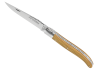 Couteau Laguiole avec un manche en bois de chêne et 1 mitre inox image 1