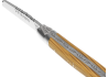 Couteau Laguiole avec un manche en bois de chêne et 1 mitre inox image 1
