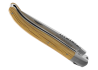 Couteau Laguiole avec un manche en bois de chêne et 1 mitre inox image 4