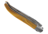 Couteau Laguiole avec un manche en bois d'olivier et 1 mitre inox image 4