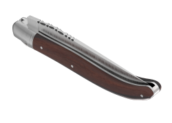 Couteau Laguiole avec un manche en bois de violette et 1 mitre inox image 5