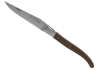 Couteau Laguiole avec un manche en bois de noyer et 1 mitre inox image 2