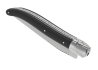 Couteau Laguiole avec un manche en bois d'ébène et 1 mitre inox image 6