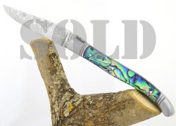Forged Laguiole, Handle in Abalone, covered with synthetic resin image 17
