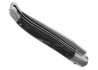 Couteau Laguiole collection damas avec un manche en corne brune et 2 mitres inox image 5
