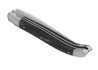 Couteau Laguiole collection damas avec un manche en corne brune et 2 mitres inox image 6