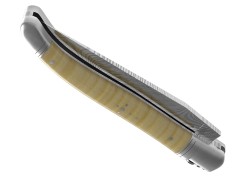 Couteau Laguiole collection damas avec un manche en érable onde et 2 mitres inox image 5