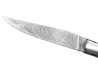 Couteau Laguiole collection damas avec un manche en bois de chêne et 2 mitres inox image 1