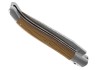Couteau Laguiole collection damas avec un manche en bois de chêne et 2 mitres inox image 5