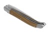 Couteau Laguiole collection damas avec un manche en bois de chêne et 2 mitres inox image 6