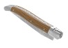 Couteau Laguiole collection damas avec un manche en bois de chêne et 2 mitres inox image 7
