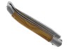 Couteau Laguiole collection damas avec un manche en bois d'olivier et 2 mitres inox image 5
