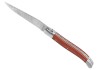 Couteau Laguiole collection damas avec un manche en bois de rose et 2 mitres inox image 1