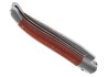 Couteau Laguiole collection damas avec un manche en bois de rose et 2 mitres inox image 5