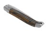 Couteau Laguiole collection damas avec un manche en bois d'ébène royal et 2 mitres inox image 6