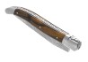 Couteau Laguiole collection damas avec un manche en bois d'ébène royal et 2 mitres inox image 7