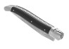 Couteau Laguiole collection damas avec un manche en bois d'ébène et 2 mitres inox image 7