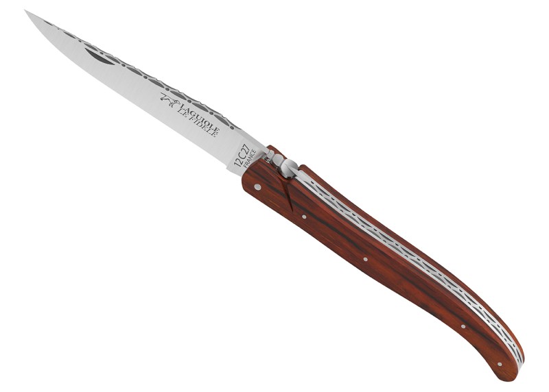 Laguiole knife full handle cocobolo wood image 1