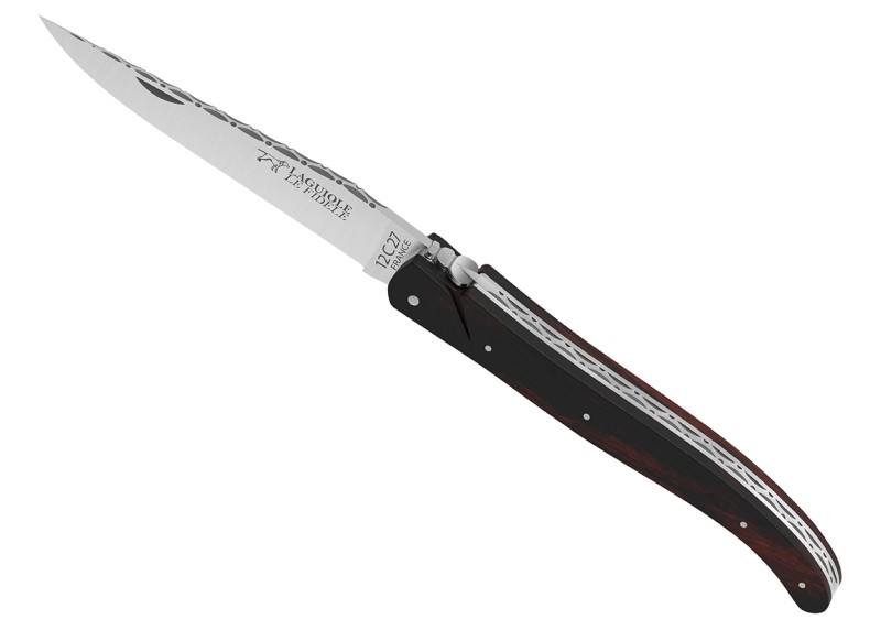 Laguiole knife full handle ironwood image 1