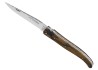 Couteau Laguiole plein manche en bois d'ébène royal image 1