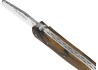 Couteau Laguiole plein manche en bois d'ébène royal image 1