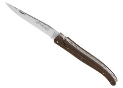 Laguiole knife full handle walnut wood image 1