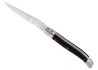 Couteau Laguiole collection damas avec un manche en bois de fer et 2 mitres inox image 1