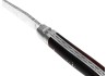 Couteau Laguiole collection damas avec un manche en bois de fer et 2 mitres inox image 1