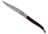 Couteau Laguiole collection damas avec un manche en bois d'amourette et 2 mitres inox image 2