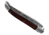 Couteau Laguiole collection damas avec un manche en bois d'amourette et 2 mitres inox image 4