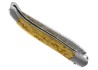 Couteau Laguiole collection damas avec un manche en bois de bouleau et 2 mitres inox image 4