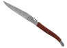 Couteau Laguiole collection damas avec un manche en bois de corail et 2 mitres inox image 2