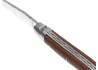 Couteau Laguiole collection damas avec un manche en bois de bocote et 2 mitres inox image 1