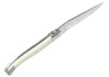 Couteau Laguiole collection damas avec un manche en os de bovin et 2 mitres inox image 3