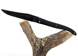 Forged laguiole knife, Cameroun Ebony Wood Full Handle. image 3