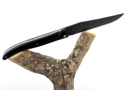 Couteau Laguiole Forgé, Plein Manche en bois d'ébène . image 6