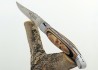 Rounded forged Laguiole knife, Juniper and Ebony wood handle image 15