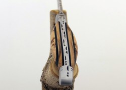 Rounded forged Laguiole knife, Juniper and Ebony wood handle image 17